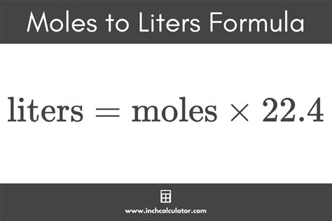 1 Mole Is How Many Liters