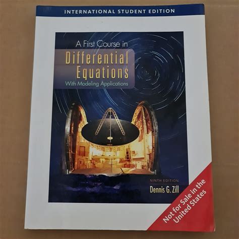 A First Course In Differential Equations