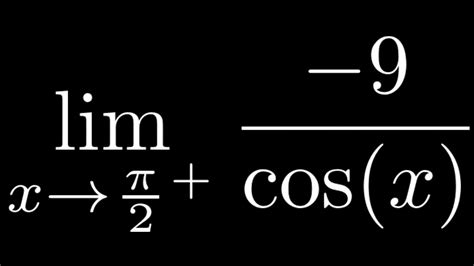 A Limit Involving The Cosine Function