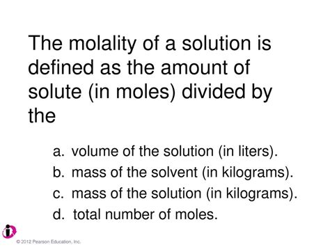 Amount Of Solute Divided By The Amount Of Solution