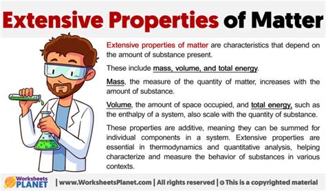 An Example Of An Extensive Property Of Matter Is