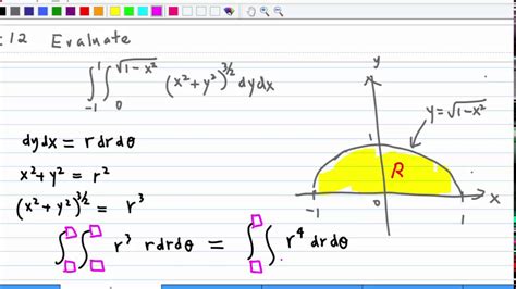 Convert Double Integral To Polar Coordinates