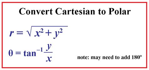 Convert To An Equation In Polar Coordinates