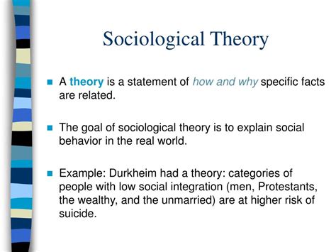 Definition Of A Theory In Sociology