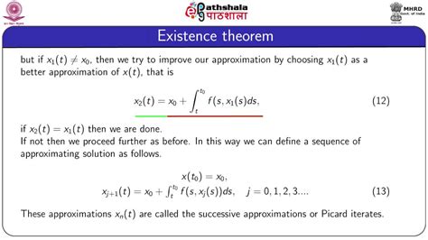 Existence And Uniqueness Of Solution Theorem