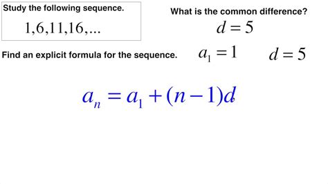 Explicit And Recursive Formula For Geometric Sequence