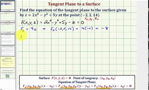 Find An Equation Of The Tangent Plane To The Surface