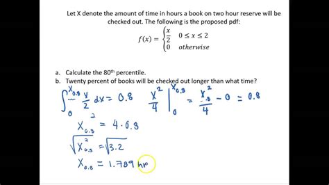 Find The -th Percentile For A Uniform Random Variable