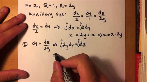 First Order Partial Differential Equations Examples