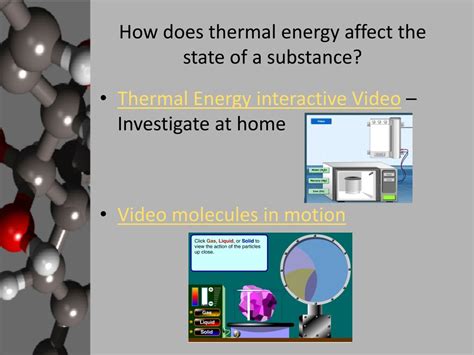 How Does Thermal Energy Affect The 3 States Of Matter