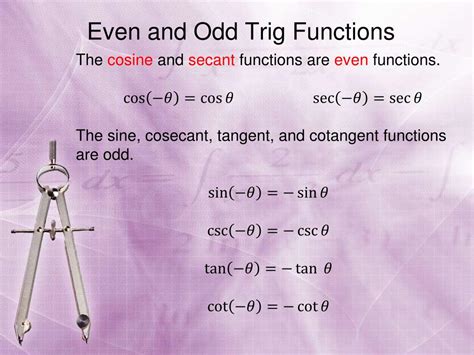 How Is A Trigonometry Functions Odd