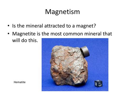 How Is Magnetism Used In Minerals