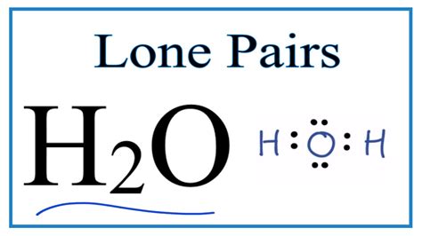 How Many Lone Pairs Does H2o Have