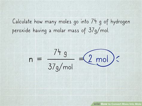 How To Do Mole To Mass Conversions