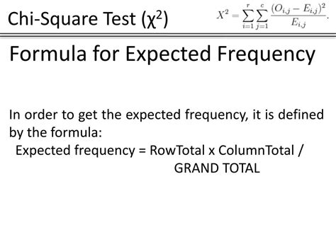 How To Find Expected Frequency In Chi Square