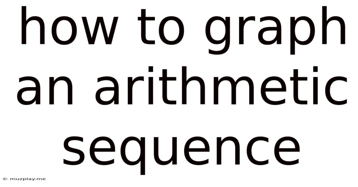 How To Graph An Arithmetic Sequence