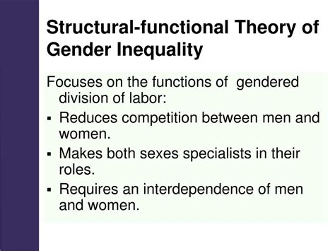 How Would A Structural Functionalist Explain Gender