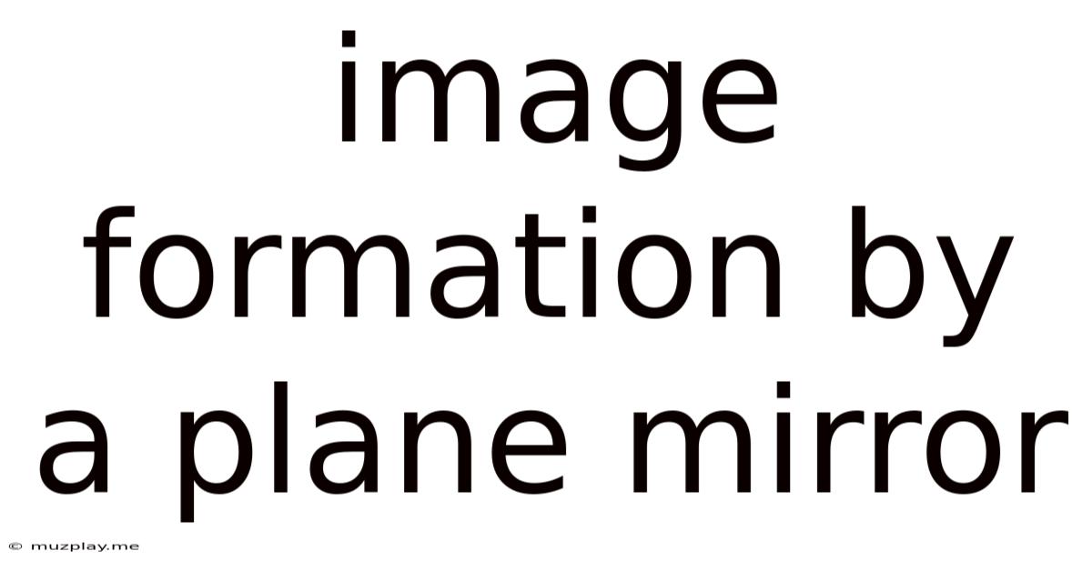 Image Formation By A Plane Mirror