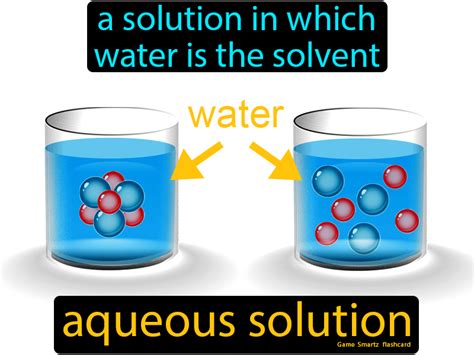 In An Aqueous Solution The Solvent Is