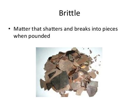 Is Brittle A Metal Or Nonmetal