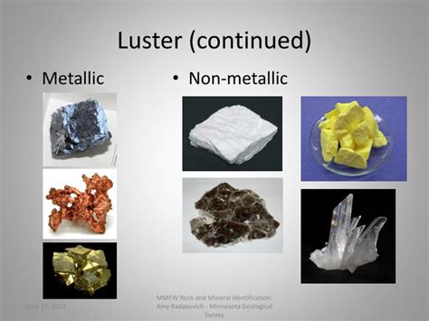 Is Luster A Metal Or Nonmetal