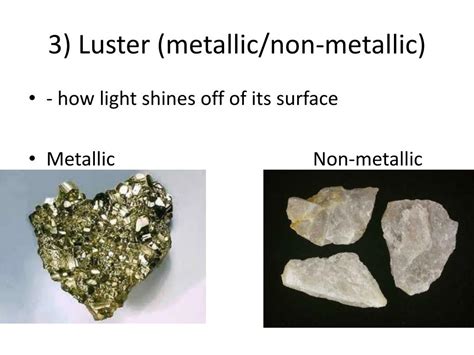 Is Lustrous A Metal Or Nonmetal