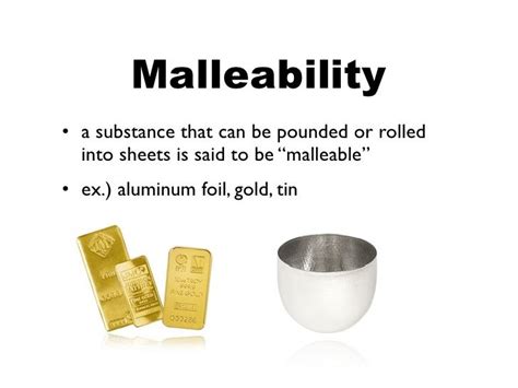 Is Malleable A Chemical Or Physical Property