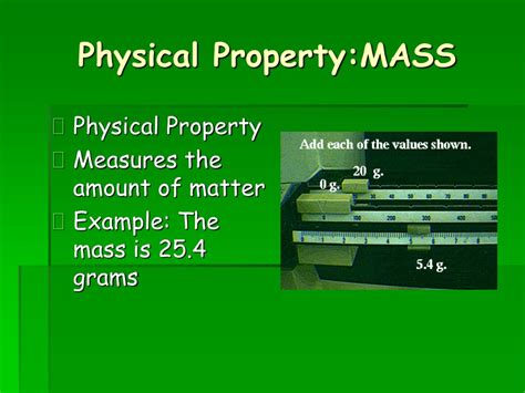 Is Mass A Chemical Or Physical Property