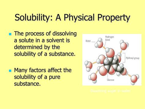 Is Solubility A Chemical Or Physical Property