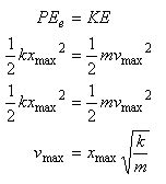 Kinetic Energy Of A Spring Formula