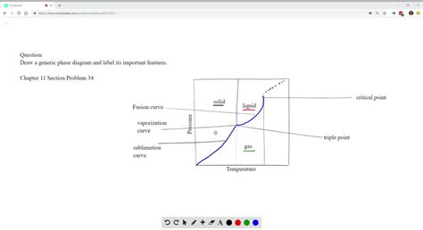 Label The Features Of The Phase Diagram