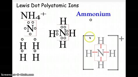 Lewis Dot Structures For Polyatomic Ions