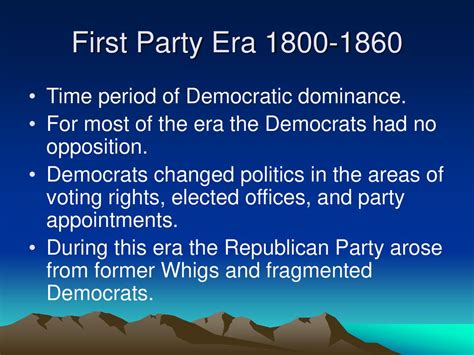 One-party Democratic Dominance Occurred From Reconstruction Until The