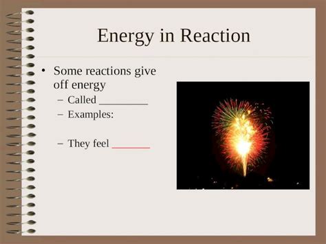 Reactions That Give Off Energy Are Called: