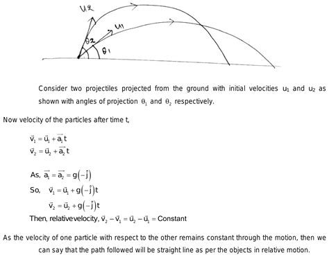 The Path Of A Projectile Is