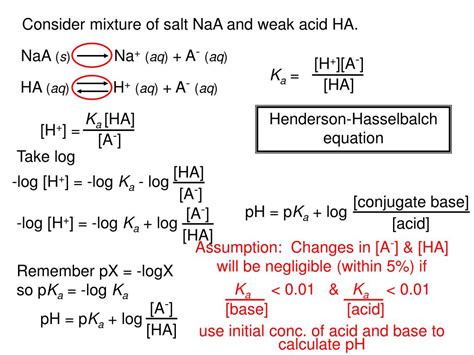 Weak Acid And Weak Base Ph