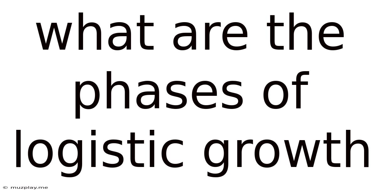What Are The Phases Of Logistic Growth