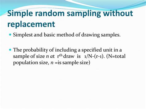 What Does It Mean When Sampling Is Done Without Replacement