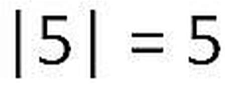 What Is The Absolute Value Of -5