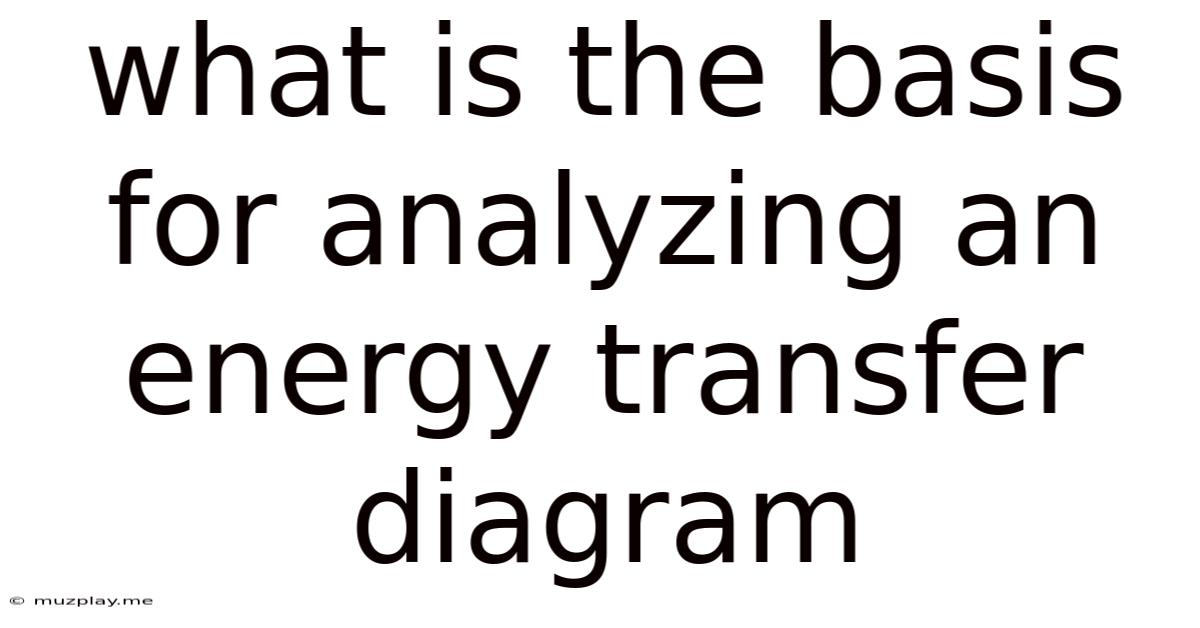 What Is The Basis For Analyzing An Energy Transfer Diagram