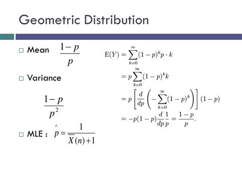 What Is The Mle Of Geometric