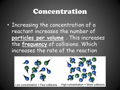 Which One Increases Number Of Particles Avilabile To React